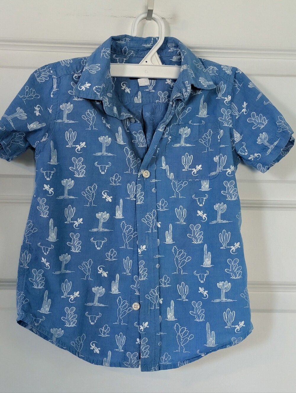 Desert Print Button Down Shirt